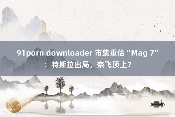 91porn downloader 市集重估“Mag 7”：特斯拉出局，奈飞顶上？